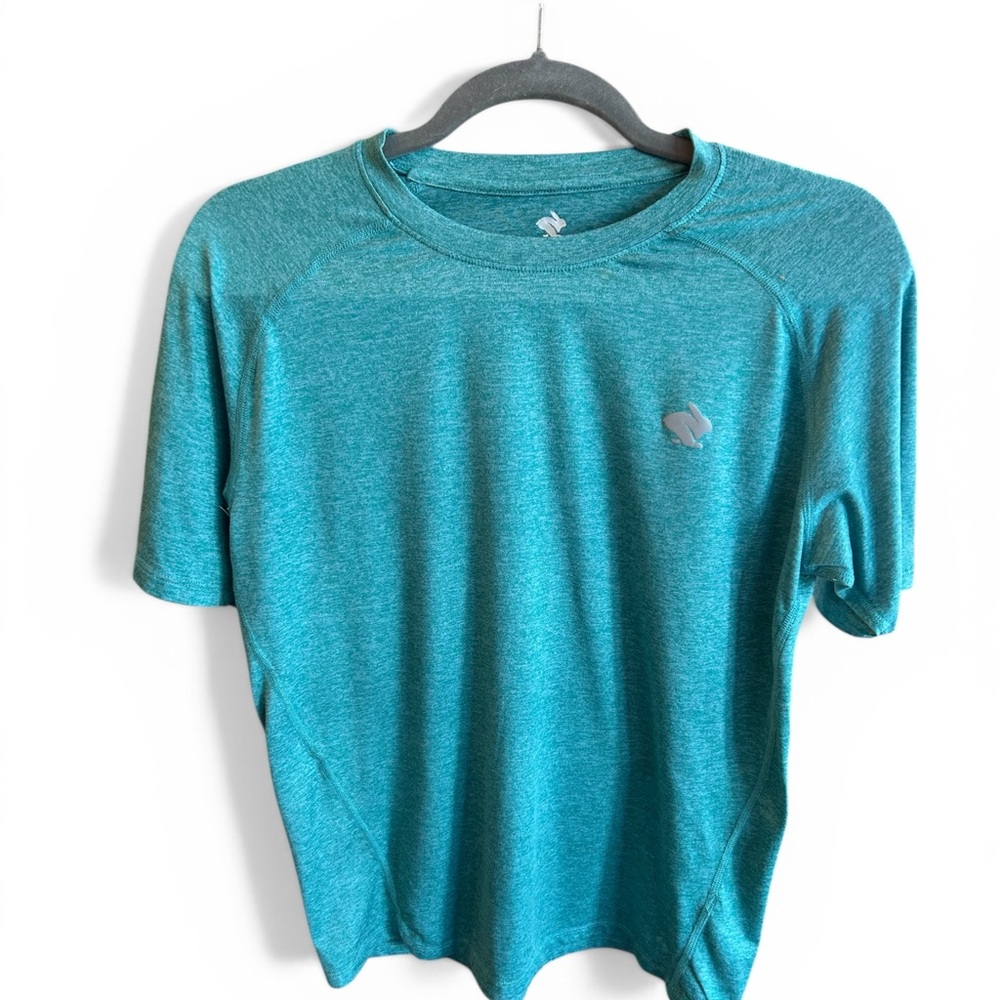 Rabbit Men's Teal Ice Performance Short-Sleeve Crew Shirt REI